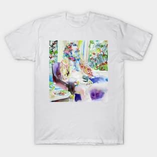 CHARLES BUKOWSKI watercolor portrait .2 T-Shirt